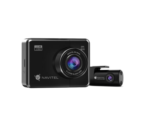 Navitel R9 Dual Full Hd Front Rear Facing Dual Dash Cam Black