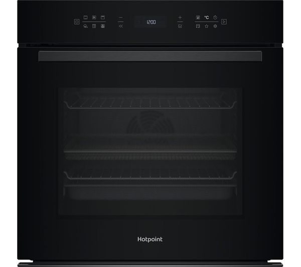 Hotpoint Class 6 Activemultiflow Hoi68pt1sbuk Electric Pyrolytic Oven Black