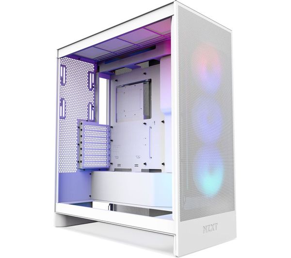 Nzxt H7 Flow Rgb E Atx Mid Tower Pc Case White