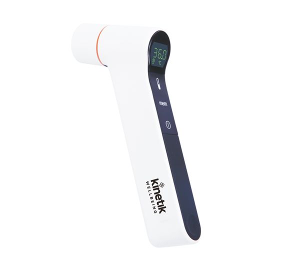 Kinetik Infrared Ear Forehead Thermometer White Black
