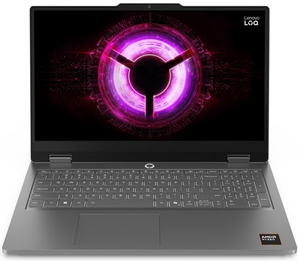 An image of LENOVO LOQ R7 15.6" Gaming Laptop - AMD Ryzen 7, RTX 5050, 1 TB SSD