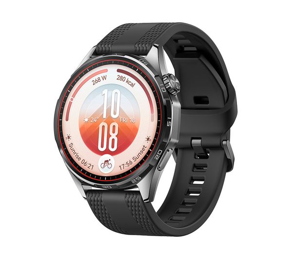 An image of HUAWEI Watch GT 7 - Black with Fluoroelastomer Strap, 46 mm
