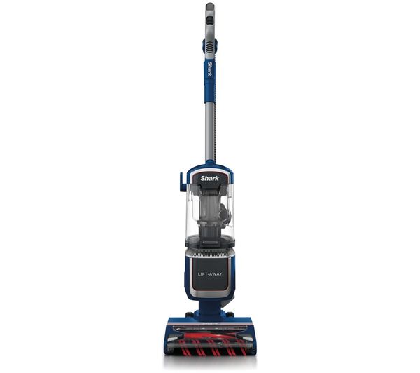 An image of SHARK DuoClean Lift-Away LA400UKT Upright Bagless Vacuum Cleaner - Navy & Silver