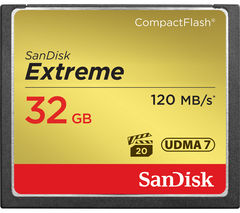 Extreme Compact Flash Memory Card - 32 GB