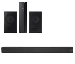 SAMSUNG Sound+ HW-MS550 2.1 All-in-One Sound Bar & Wireless Rear Speaker Kit Bundle