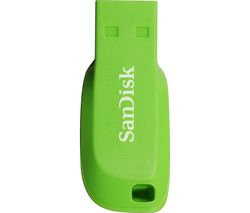 SANDISK Cruzer Blade USB 2.0 Memory Stick - 16 GB, Green