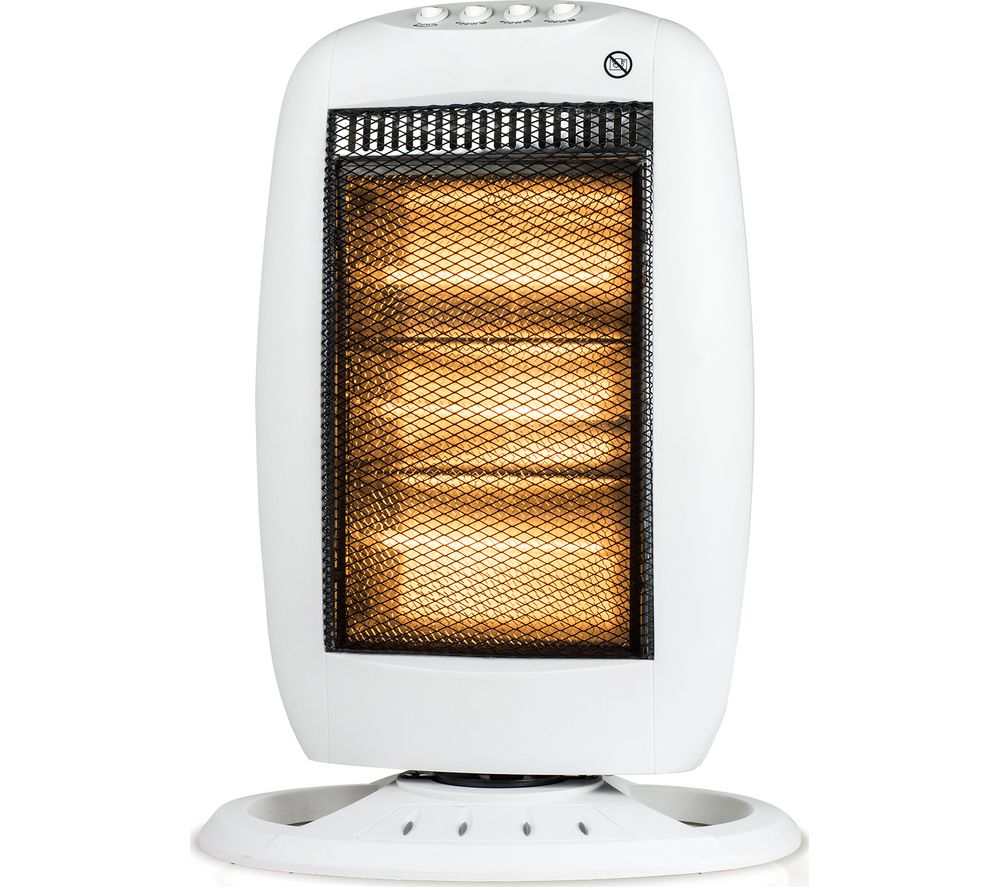 STATUS Premium Portable Halogen Heater - White, White