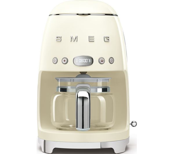 Image of SMEG 50's Retro DCF02PBUK Filter Coffee Machine - Cream