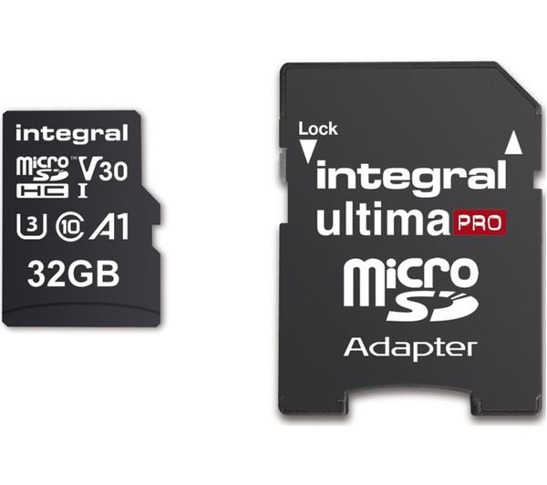 Image of INTEGRAL V30 Class 10 microSD Memory Card - 32 GB