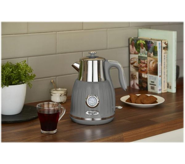 Buy SWAN Retro SK31040GRN Jug Kettle Grey Free Delivery Currys