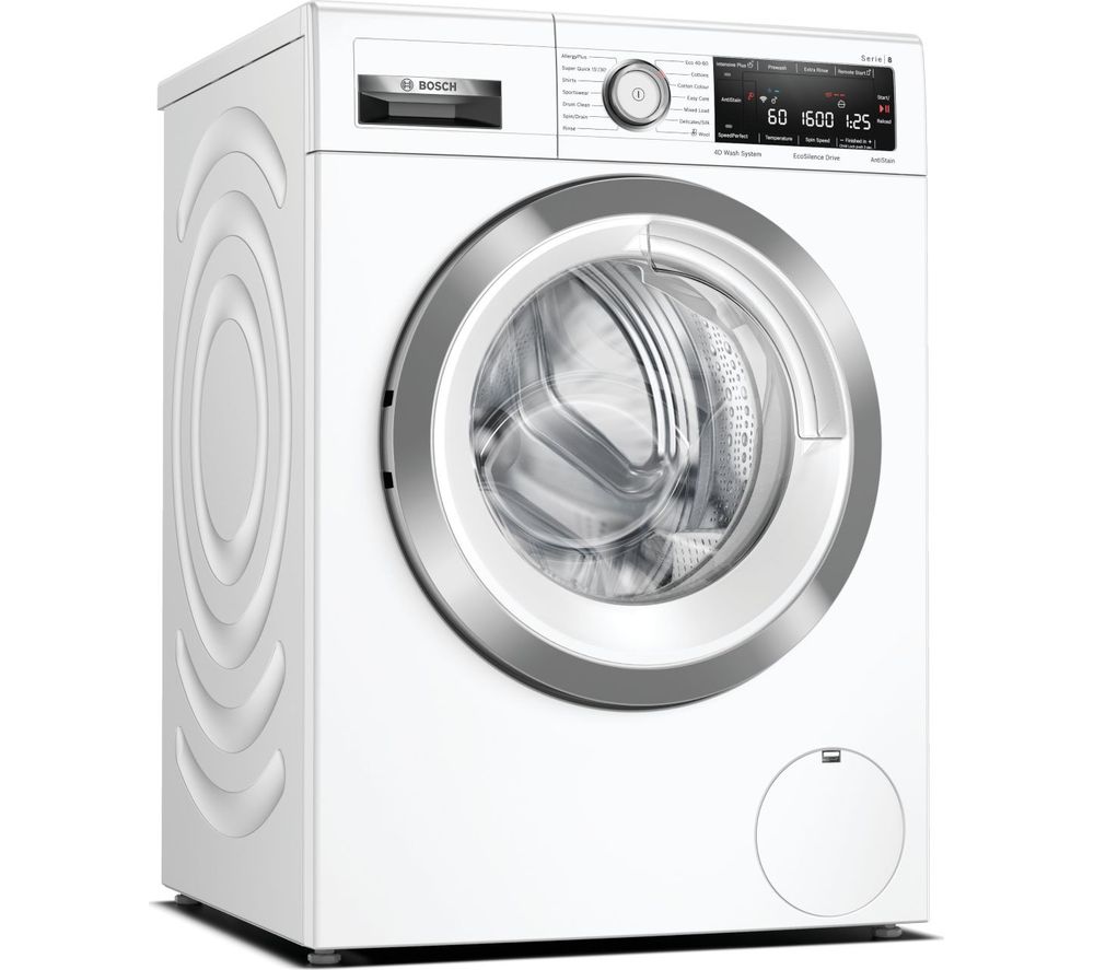 BOSCH Serie 8 WAX32MH9GB WiFi-enabled 9 kg 1600 Spin Washing Machine - White, White