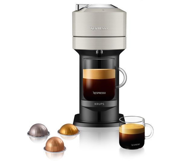 Nespresso By Krups Vertuo Next X910b40 Pod Coffee Machine Light Grey