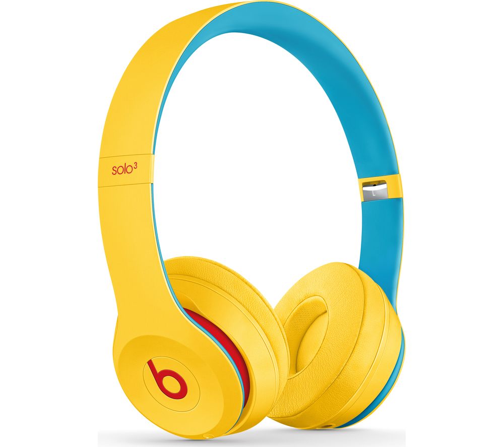 BEATS Solo 3 Wireless Bluetooth Headphones - Club Yellow Fast Delivery ...