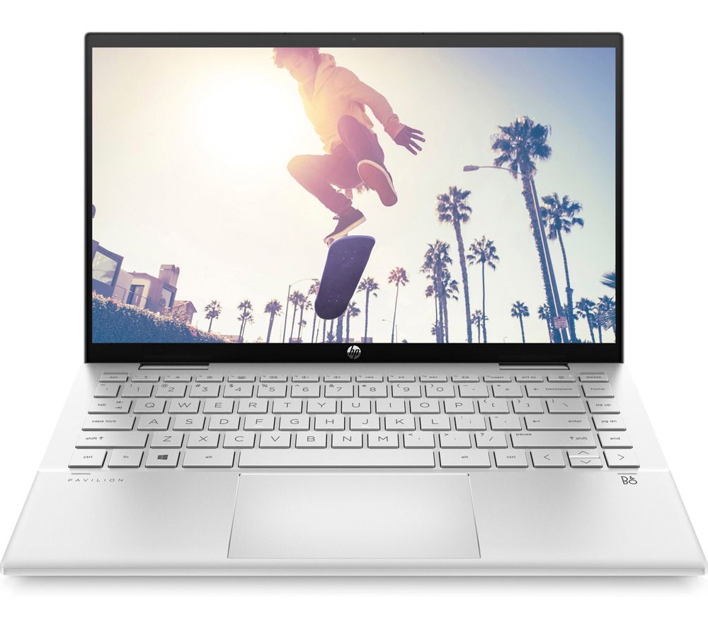 HP Pavilion x360 14" 2 in 1 Laptop - Intel® Core™ i7, 512 GB SSD, Silver