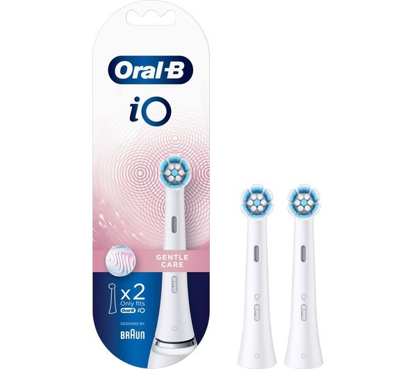 Oral B Io Gentle Care Replacement Toothbrush Head Pack Of 2