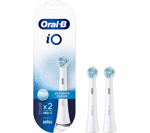 Oral B Io Ultimate Clean Replacement Toothbrush Head Pack Of 2
