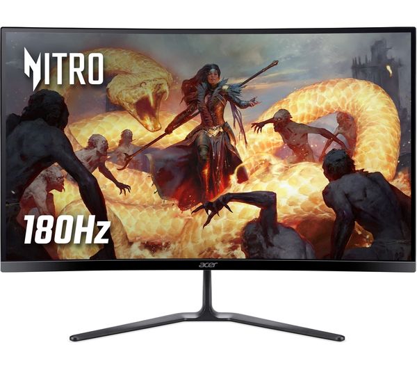 Acer Nitro Ed270rs3bmiipx Full Hd 27 Curved Va Lcd Gaming Monitor Black