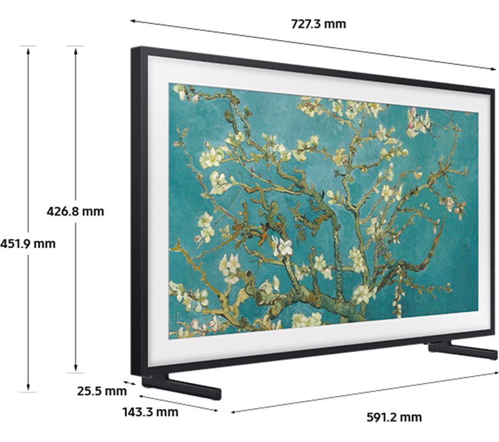 The Frame Art Mode QE32LS03CBUXXU 32" Smart Full HD HDR QLED TV with Bixby & Alexa