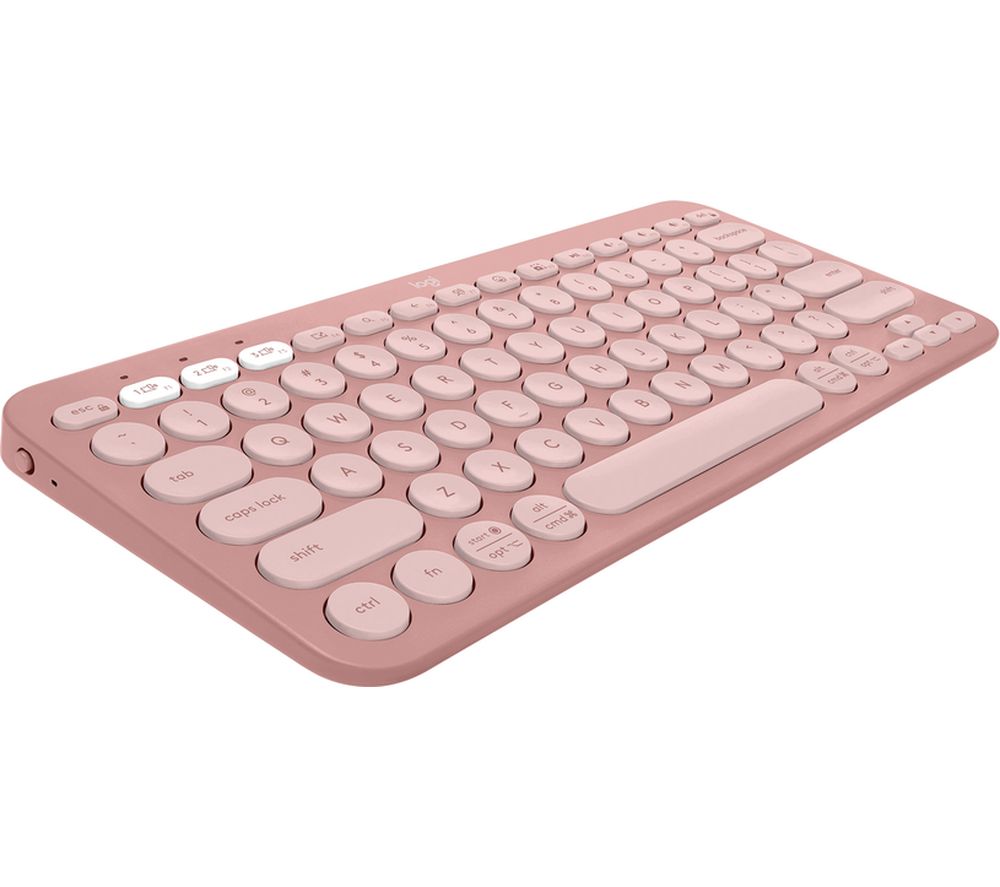 Pebble Keys 2 K380S Wireless Keyboard - Pink