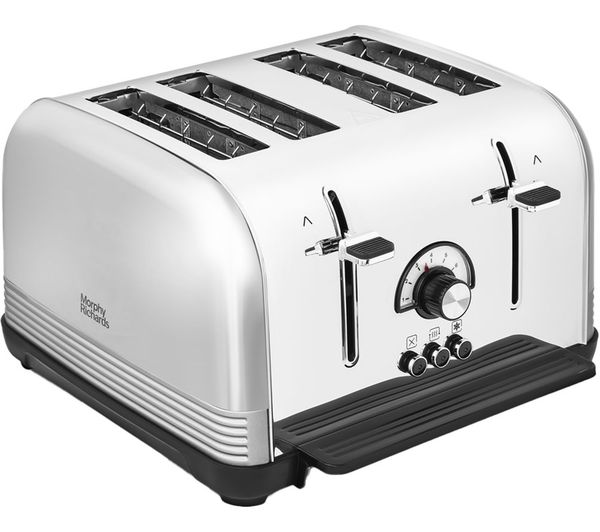 Morphy Richards Venture Retro 240333 4 Slice Toaster Tungsten