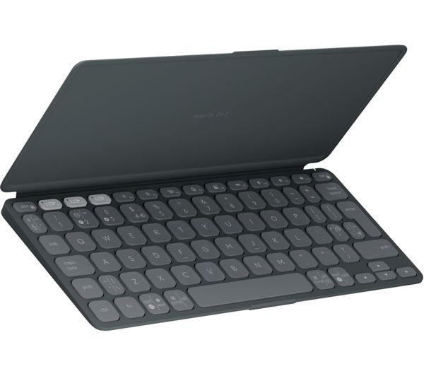 Logitech Keys To Go 2 Universal Portable Wireless Keyboard Graphite