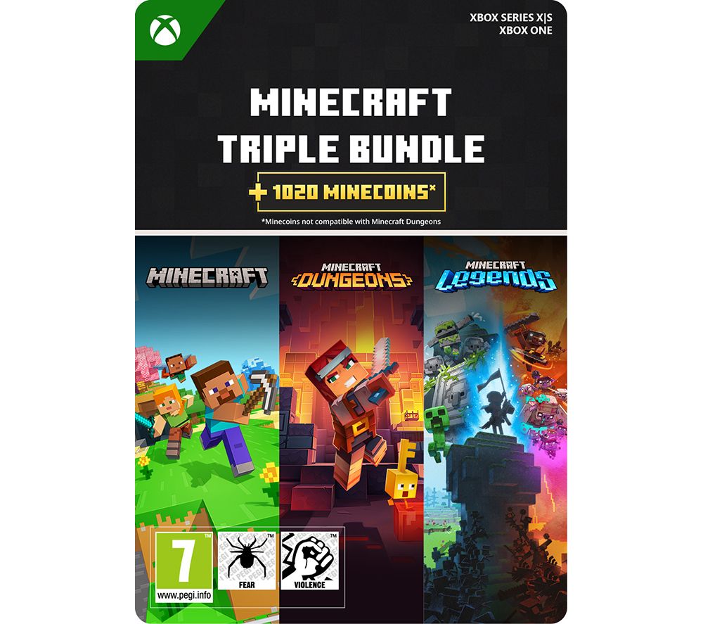 Minecraft Triple Bundle - Xbox Series X|S & Xbox One, Download