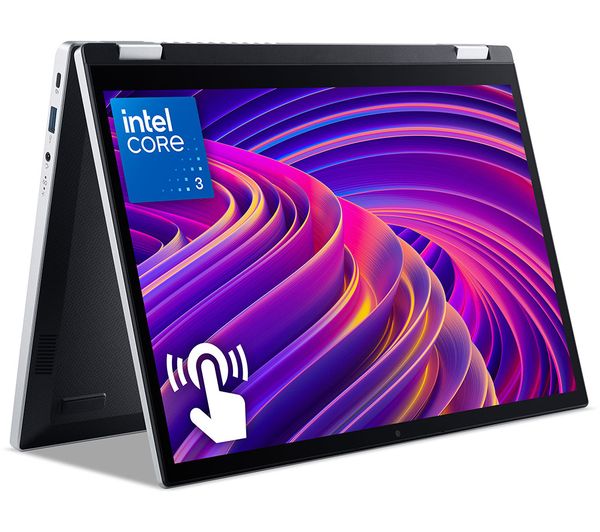 ACER Aspire Go Spin 14 14" 2 in 1 Laptop - Intel® Core™ 3, 256 GB SSD, Silver