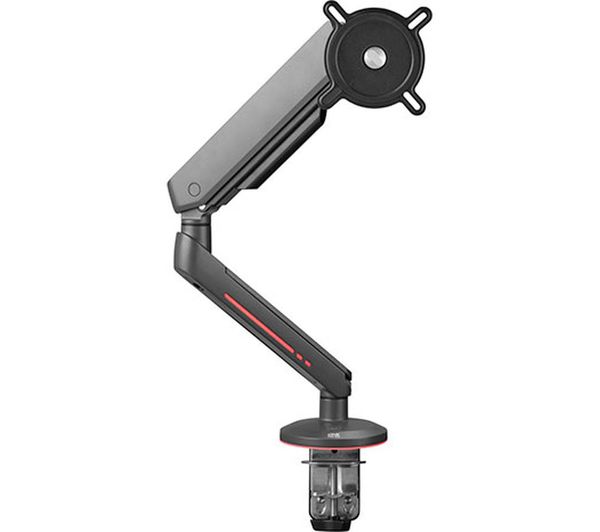 An image of ONE FOR ALL DM8110 Universal Gaming Single Arm 21-45" Monitor Desk Mount - Anthracite & Black