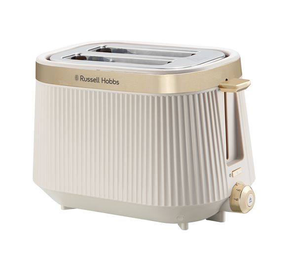 An image of RUSSELL HOBBS Bronte 26761 2-Slice Toaster - Stone