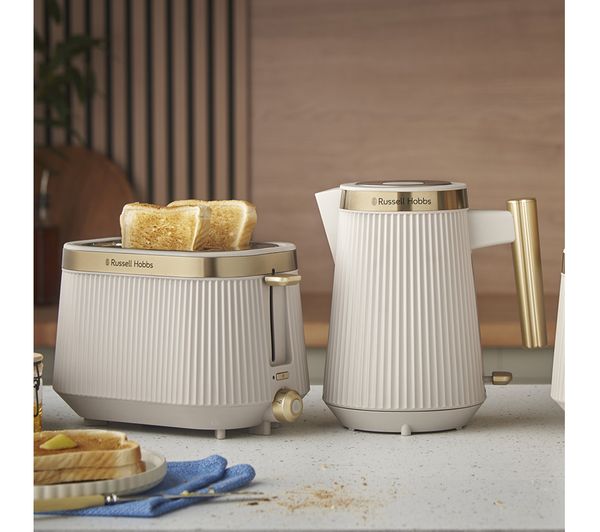 Stone Toaster RUSSELL HOBBS Bronte 26761 2-Slice Toaster - Stone - 25524034001 ...