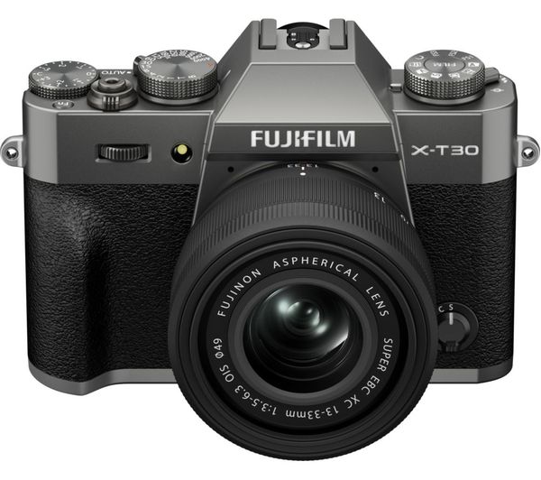 Fujifilm X T30 Iii Mirrorless Camera With Fujinon Xc 13 33 Mm F 35 63 Ois Lens Charcoal Silver Fujifilm X T30 Iii Mirrorless Camera With Fujinon Xc 13 33 Mm F 35 63 Ois Lens Charcoal Silver