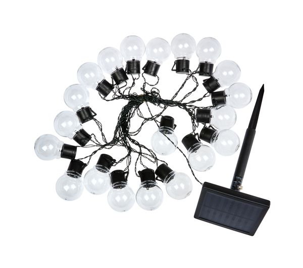 An image of SMART GARDEN GloBulb Solar String Lights - Warm White, Set of 20