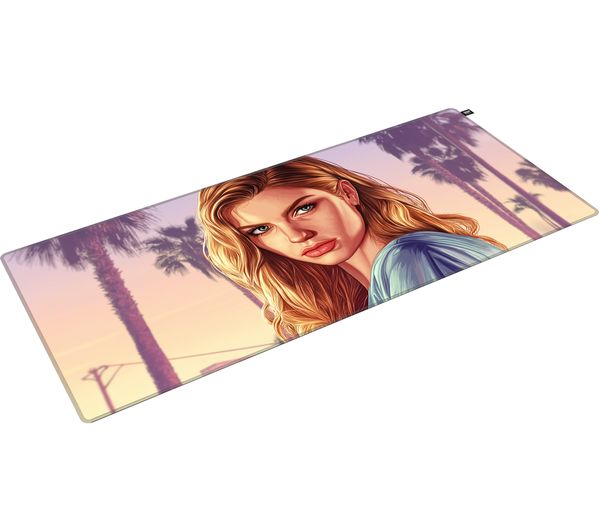 An image of CHERRY XTRFY GP5 Miami Gaze Gaming Mouse Mat - Multicolour, XL
