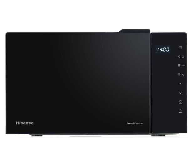 An image of HISENSE H23MOBS5H4UK Compact Solo Microwave - Black