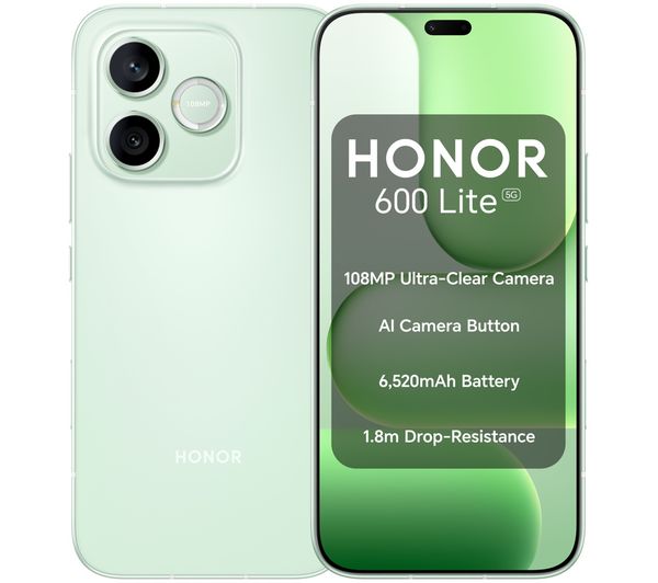 An image of HONOR 600 Lite - 256 GB, Green