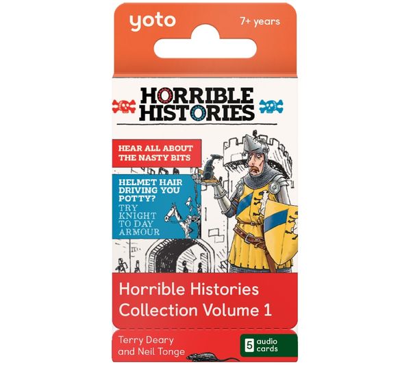 An image of YOTO Horrible Histories Collection Audio Player Card - Volume 1