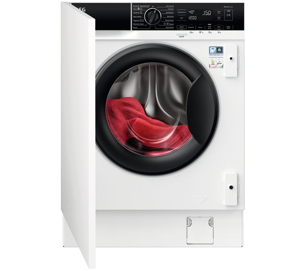 An image of AEG PowerCare 8000 Series L8WE84636BI Integrated 8 kg Washer Dryer