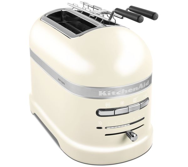 An image of KITCHENAID Artisan 5KMT2204BAC 2-Slice Toaster - Almond Cream