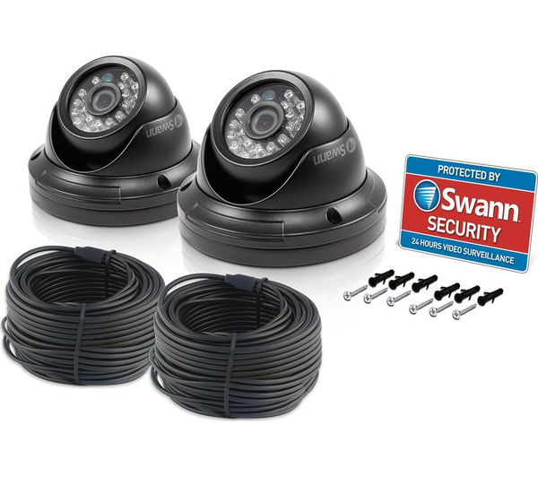 SWPROA851PK2UK SWANN PROA851 Twin CCTV Camera Kit Currys Business