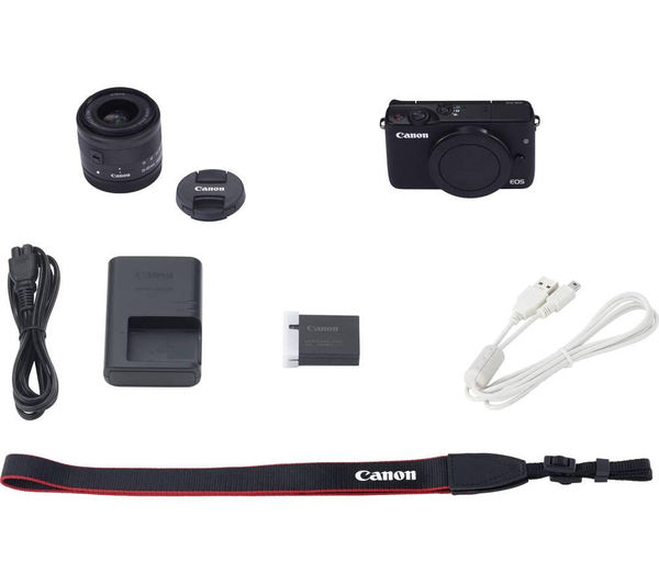 CANON EOS M10 W KIT EOS M10 ダブルレンズキット 0584C024 (ブラック