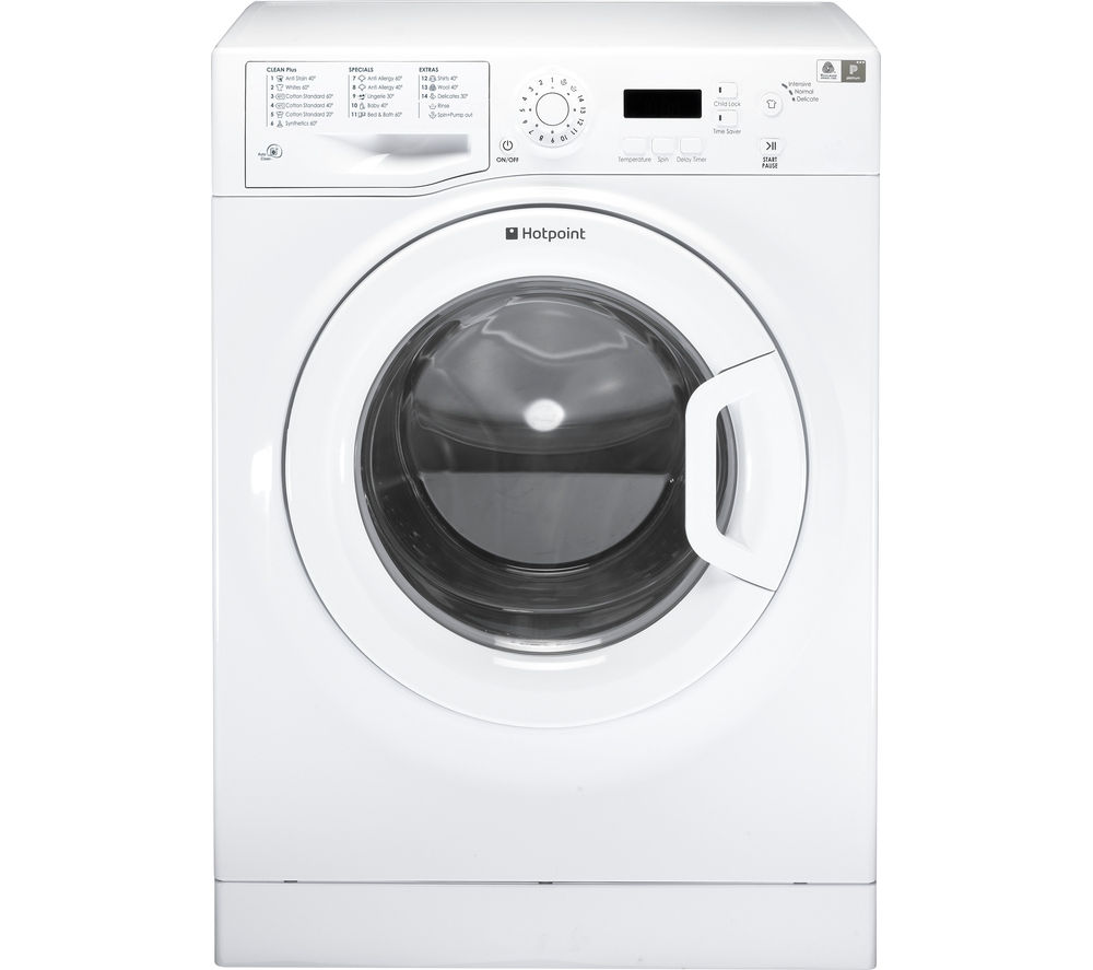 HOTPOINT Aquarius WMAQF641P Washing Machine – White, White