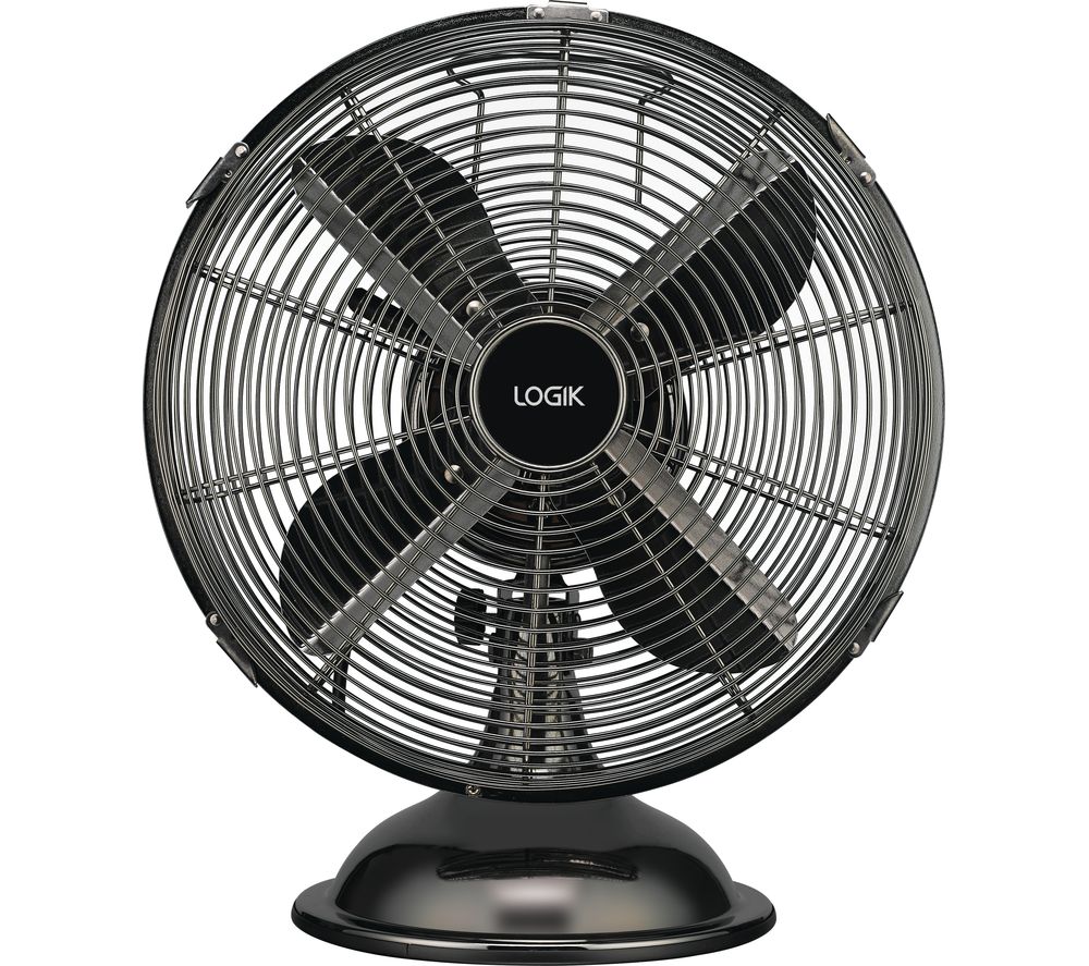 Buy Logik L12dfgm17 12 Desk Fan Gun Metal Free Delivery Currys