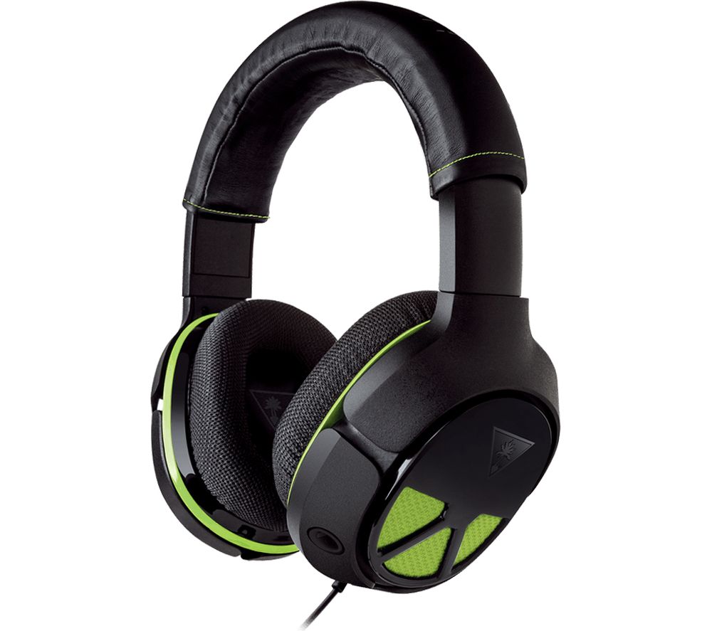 turtle beach headset green and black