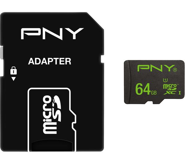PNY High Performance Class 10 microSD Memory Card - 64 GB