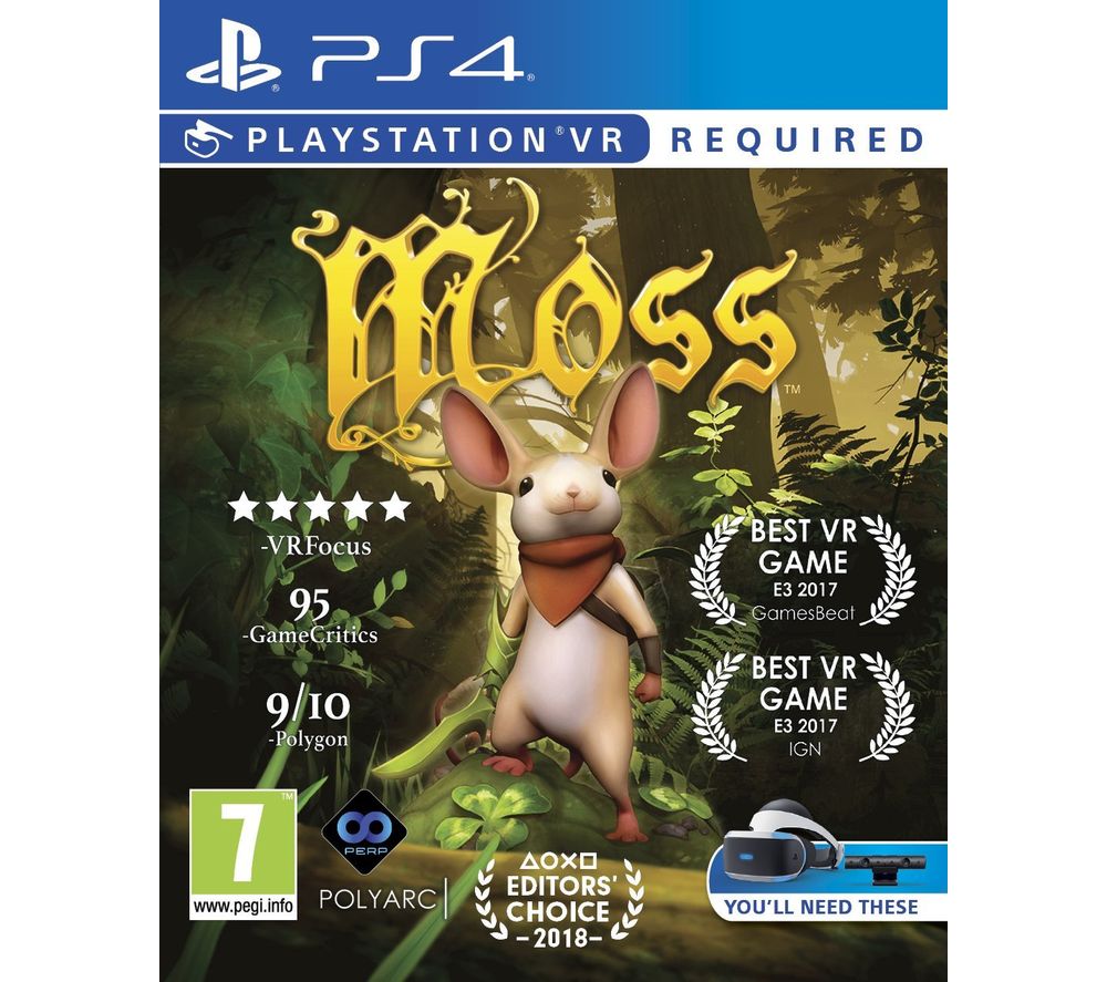 PS4 Moss PS VR, White