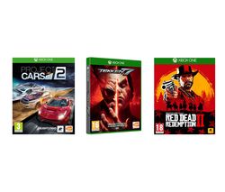 XBOX ONE Red Dead Redemption 2, Tekken 7 & Project Cars 2 Bundle