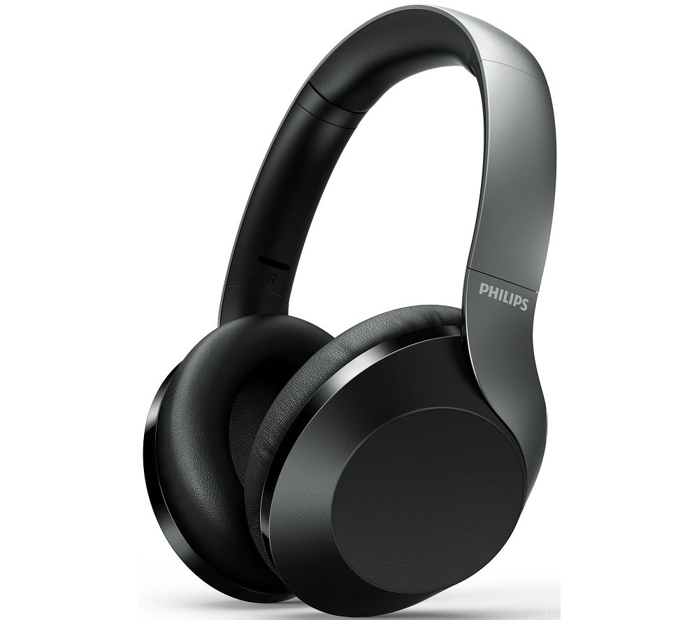 PHILIPS TAPH805BK/00 Wireless Bluetooth Noise-Cancelling Headphones - Black