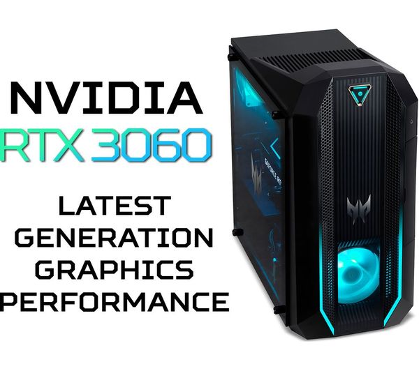 エイサー Acer Predator PO3-630 Gaming Desktop PC (Intel i7-11700 8-Core, 16GB RAM, 256GB PCIe SSD + 2TB HDD (3.5), GeForce RTX 3070, WiFi, Bl 送料無料 : Acer Predator Orion 3000 PO3-630-UA91 Gaming Desktop