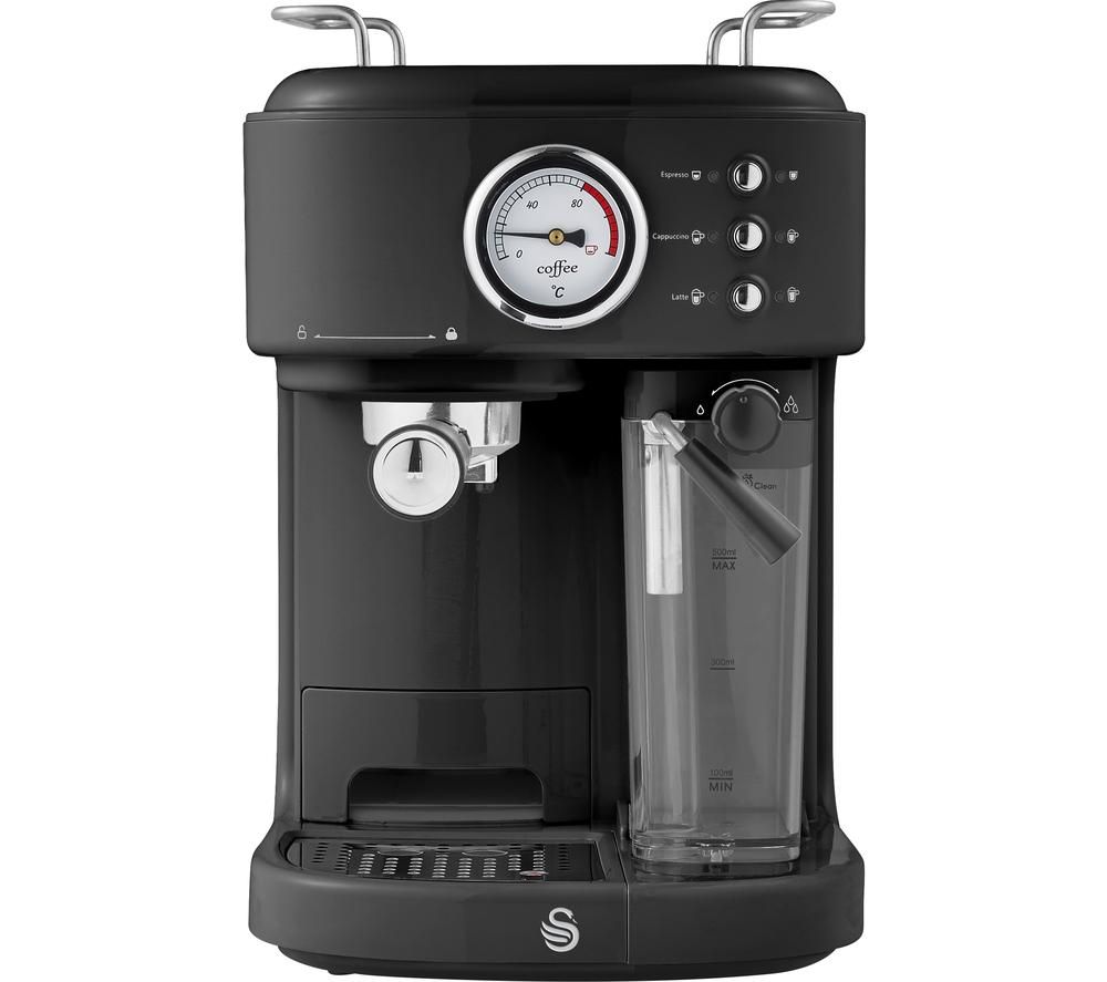 SWAN Retro One Touch SK22150BN Coffee Machine - Black