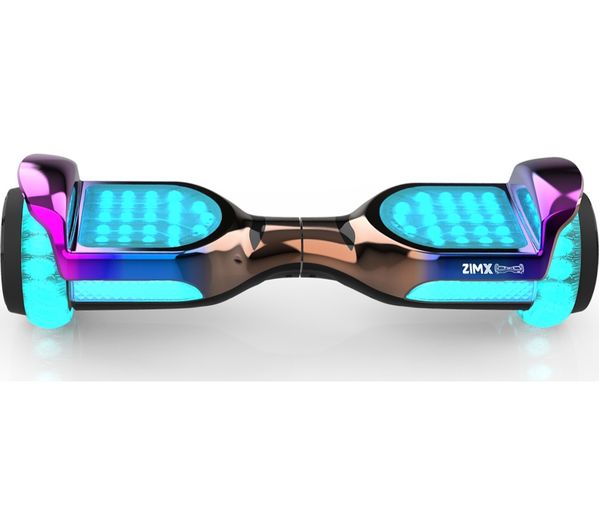 560834 ZIMX G11 Kids Hoverboard Blue & Rose Gold Currys Business